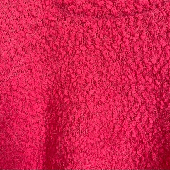 Show Me Your MuMu Varsity Pink Knubby Knit Sweater - Picture 6 of 10